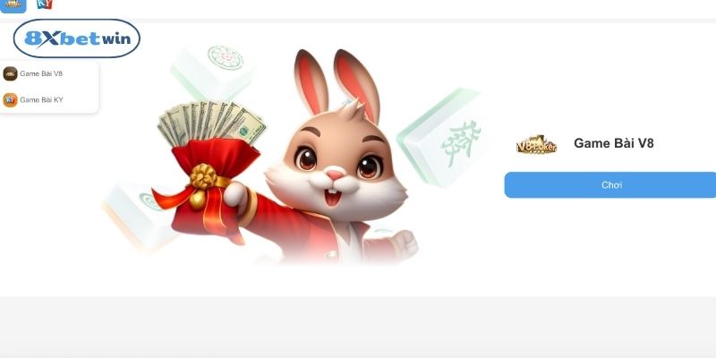 Game bài 8Xbet mang đến 2 sảnh chơi chất lượng top đầu
